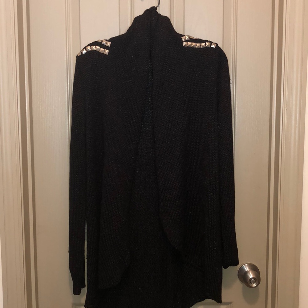 Black cardigan